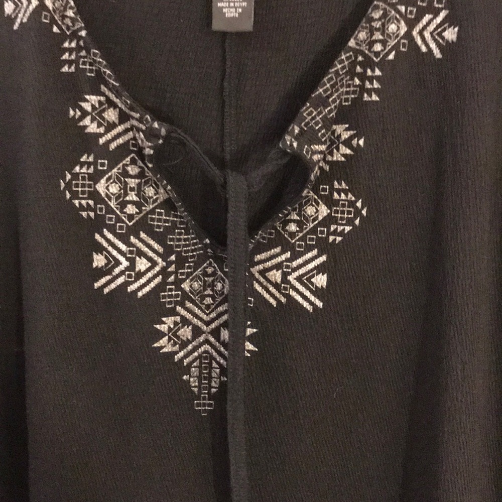 Women’s black rouge blouse - Picture 5 of 8
